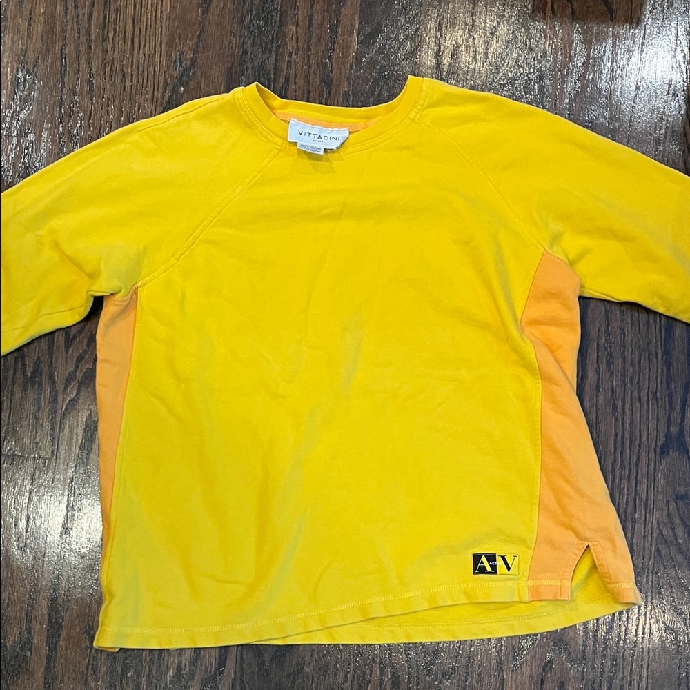 Adrienne Vittadini Sport Cotton Pull Over